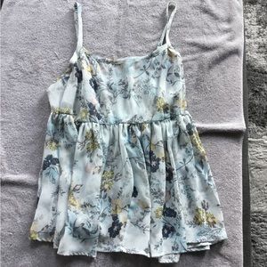 Torrid Floral Babydoll tank, L